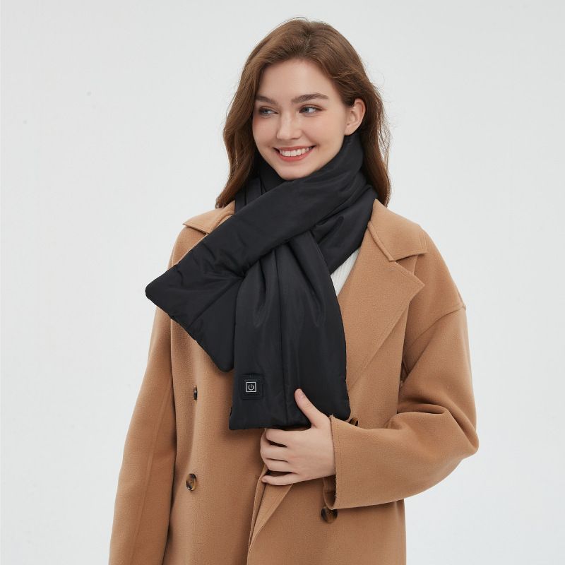 Rechargeable Thickened Heated Scarf Pink - Image 4