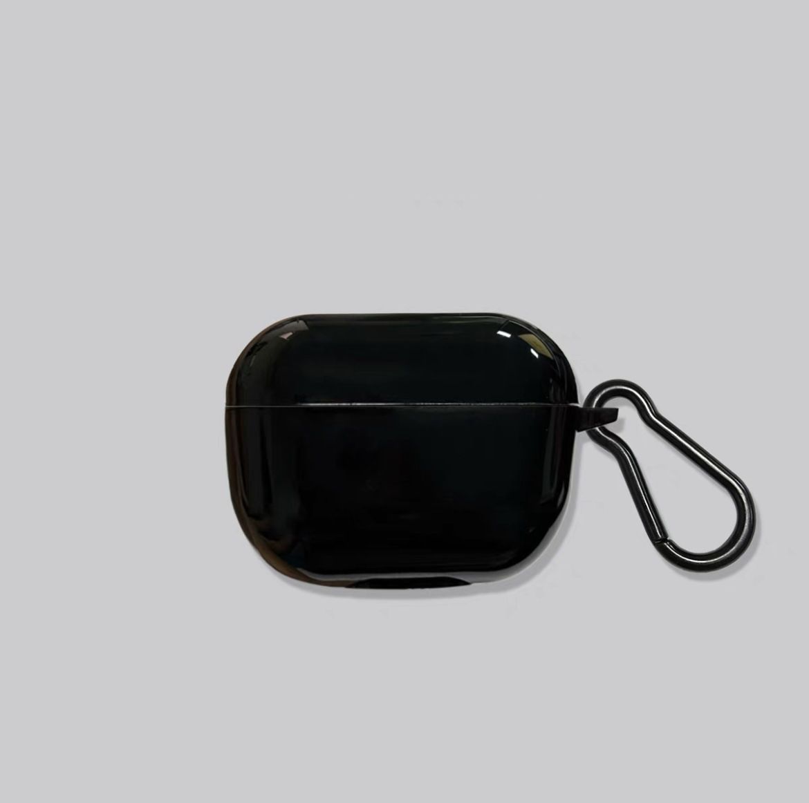 Rose Red Heart on Black Case + Black Wrist Strap AirPods Pro - Image 6