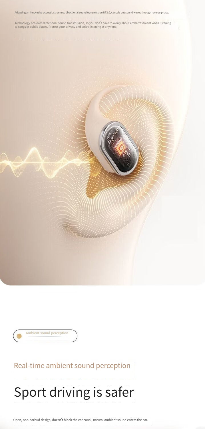 S16 Bluetooth headset-Beige - Image 8