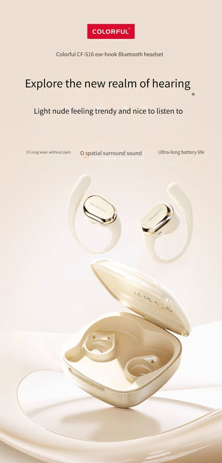 S16 Bluetooth headset-Black - Image 1