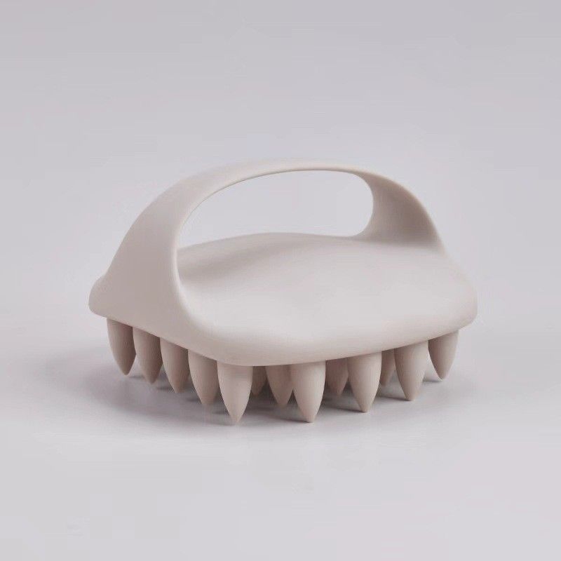 Scalp Massage Shampoo Brush-Apricot - Image 1
