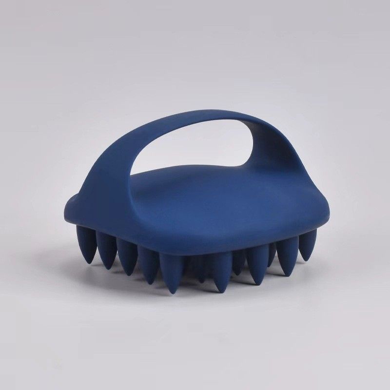Scalp Massage Shampoo Brush-navy blue - Image 1
