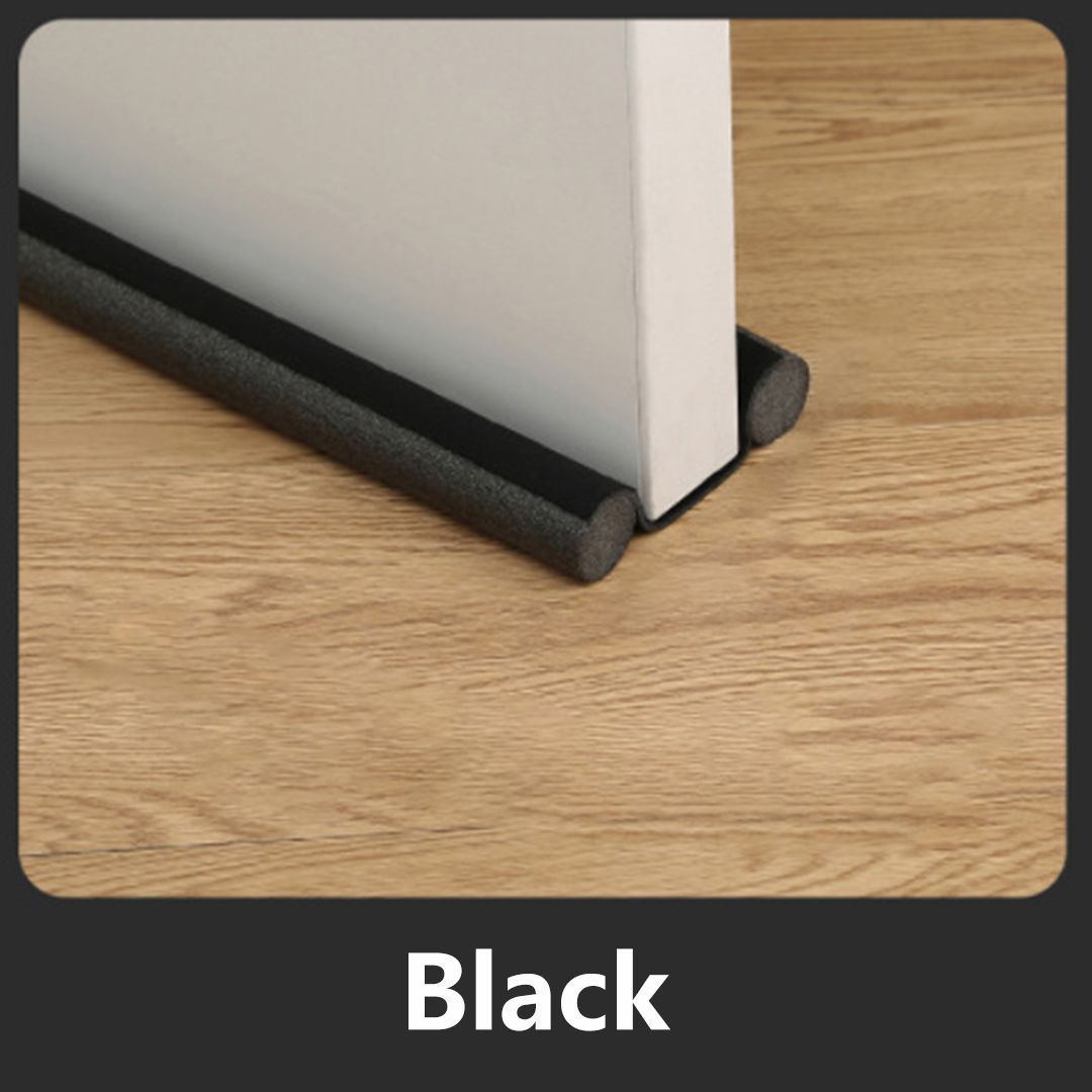 Door gap and bottom sealing strip-Black - Image 1