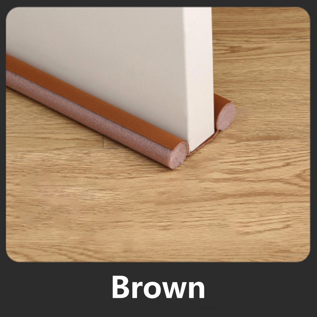 Door gap and bottom sealing strip-Brown - Image 1