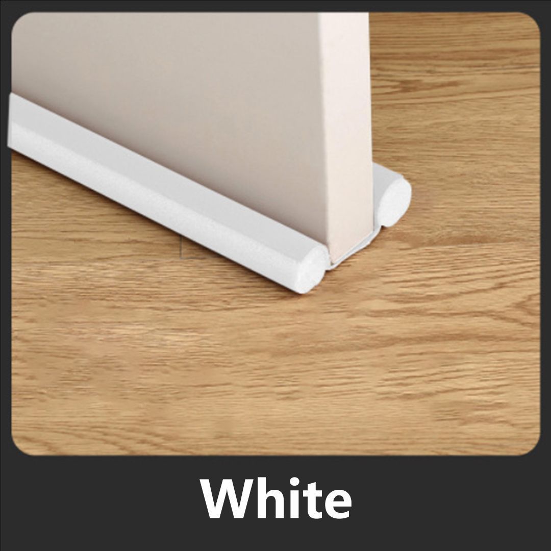 Door gap and bottom sealing strip-White - Image 1