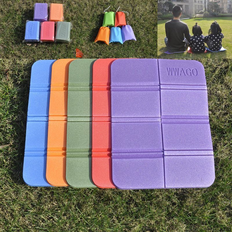 Folding picnic mat-Blue - Image 2