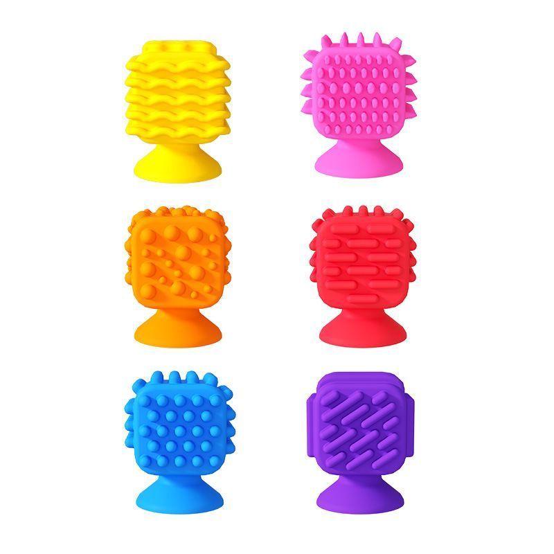 Sensory Suction Cup Toys - 6 Pack - Image 1