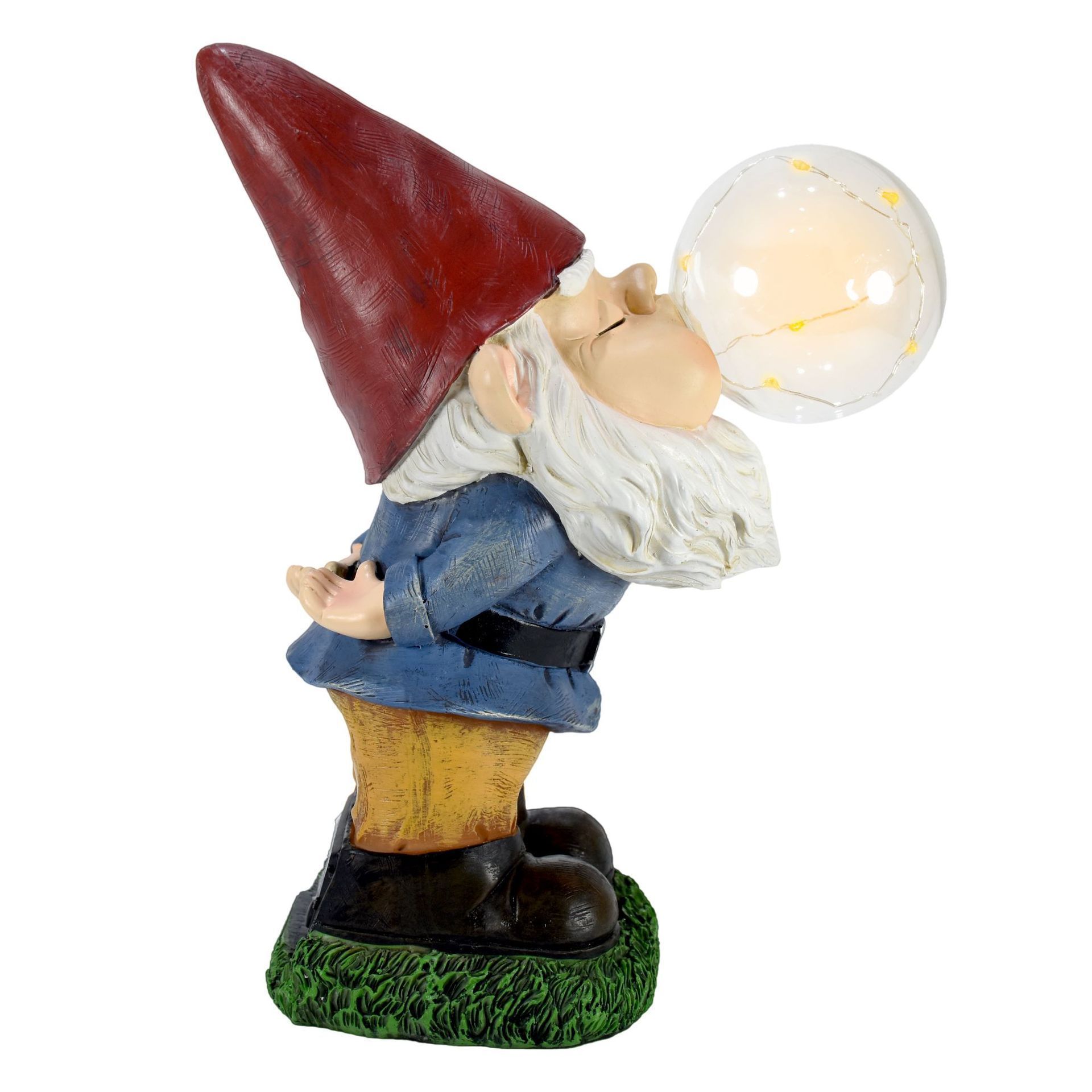 Solar Garden Light - Elf Blowing Bubbles - Image 1