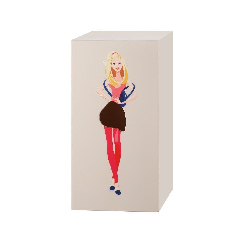 Soothing Cream Apricot Beige Princess Tissue Box Holder - Image 1