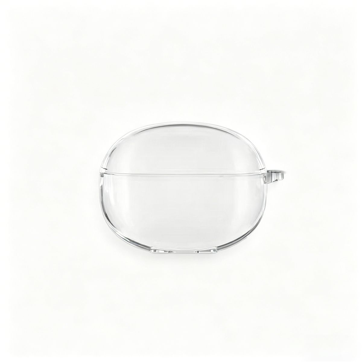 Transparent + Black Buckle Bluetooth Earphone Case Apple AirPods 4 - Image 1