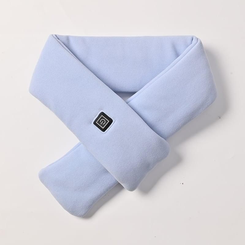 USB Graphene Heated Neck Warmer Light Blue-Gift Box Edition - Image 1