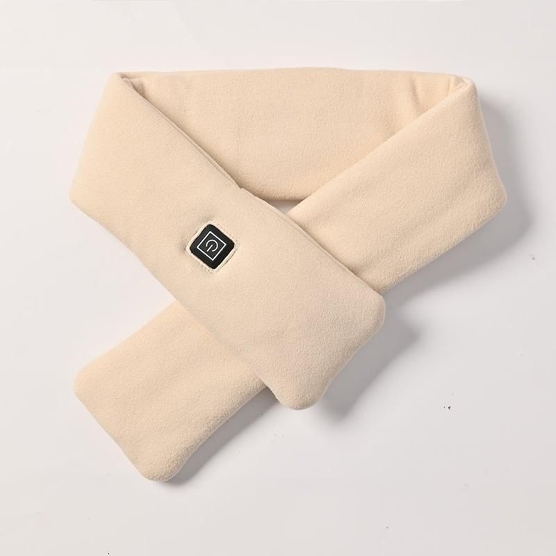 USB Graphene Heated Neck Warmer Off-white-Gift Box Edition - Image 1