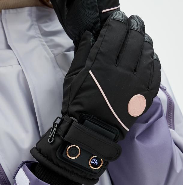 USB Heated Gloves for Outdoor Black - Image 1