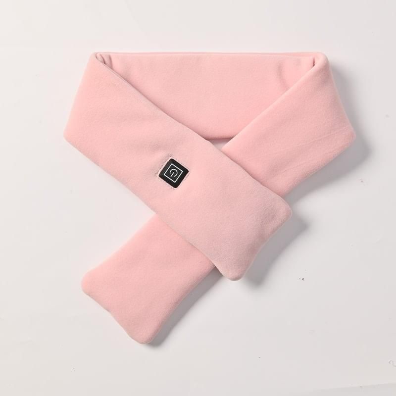 USB Rechargeable Graphene Heated Neck Warmer Pink - Image 1