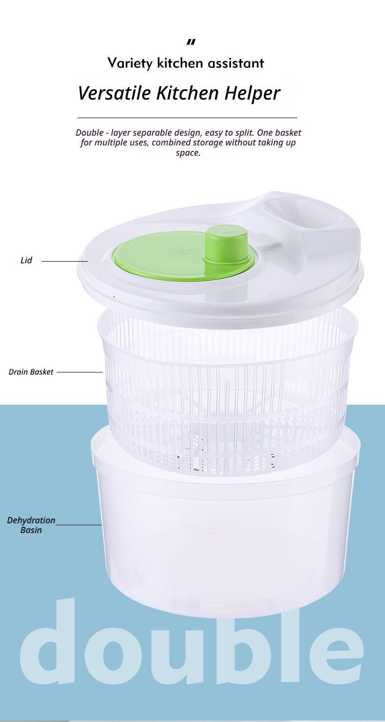 Vegetable washing basket-Green Basic Model - Image 5