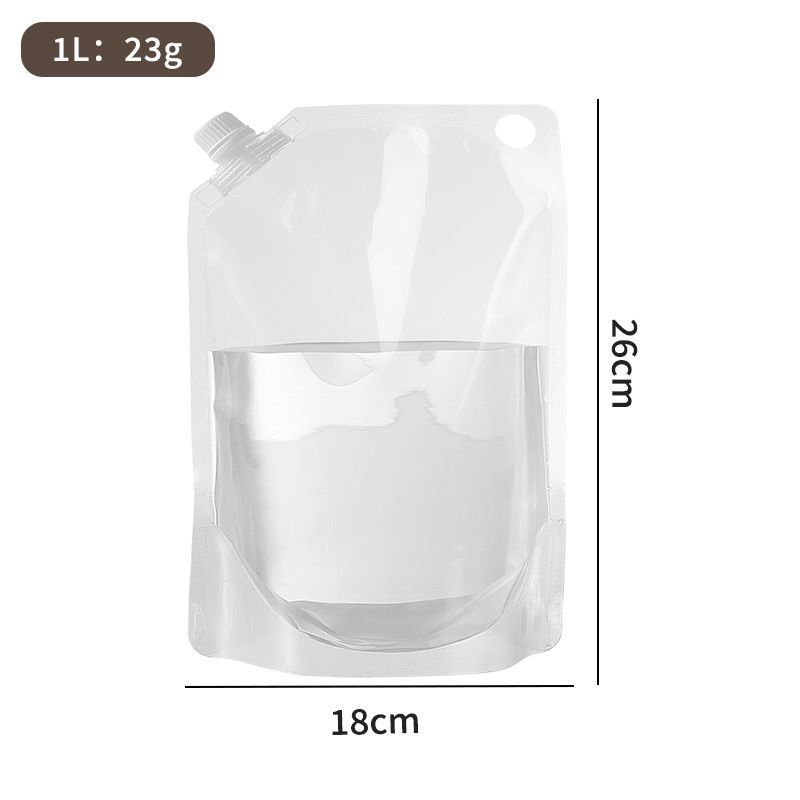Outdoor portable folding water storage bag-3L transparent - Image 2
