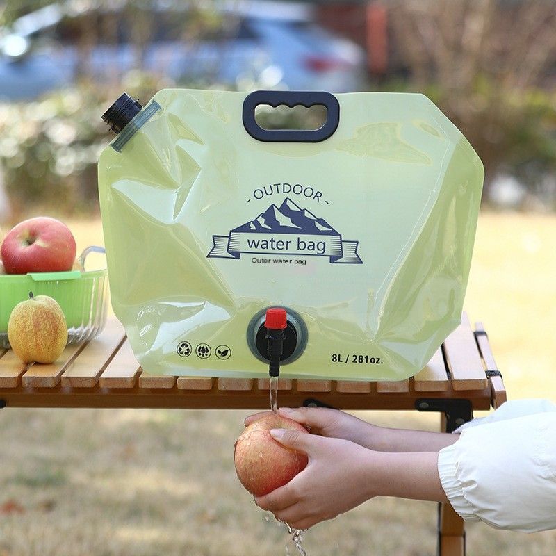 Outdoor portable folding water storage bag-3L transparent - Image 3
