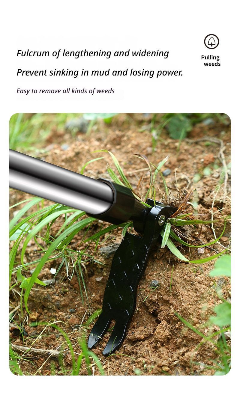 Manual weeding device-with a stainless steel three-section pipe - Image 7