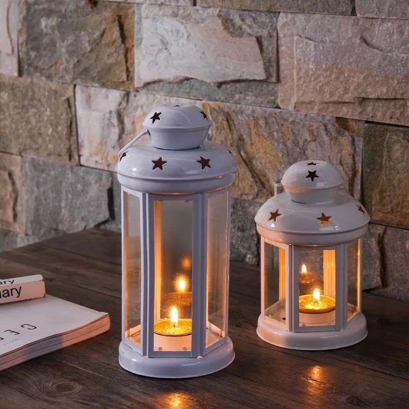 White Pink and Black Candle Holder Set of 3 - Image 6