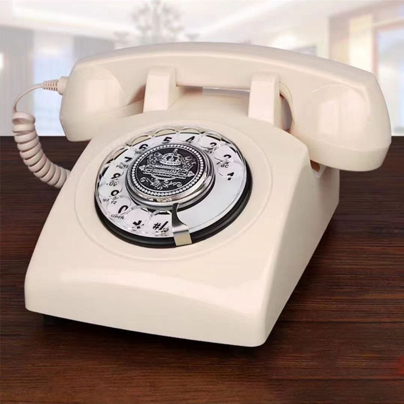 Wireless Bluetooth Desk Phone Style 1-pink - Image 4