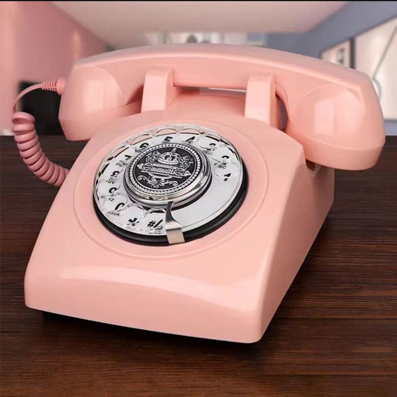 Wireless Bluetooth Desk Phone Style 2-blue green - Image 7