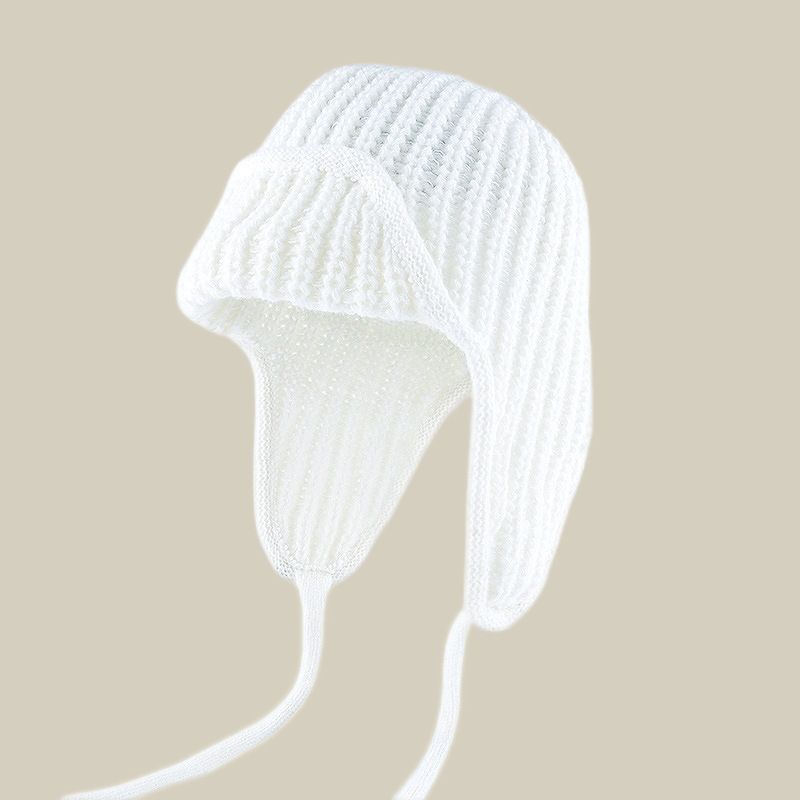 Women Plain Aviator Hat with Earflaps Rose Red - Image 4