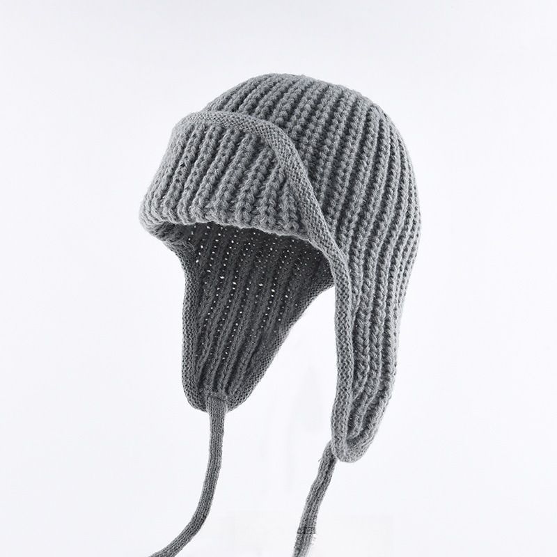 Women Plain Aviator Hat with Earflaps Yellow - Image 6