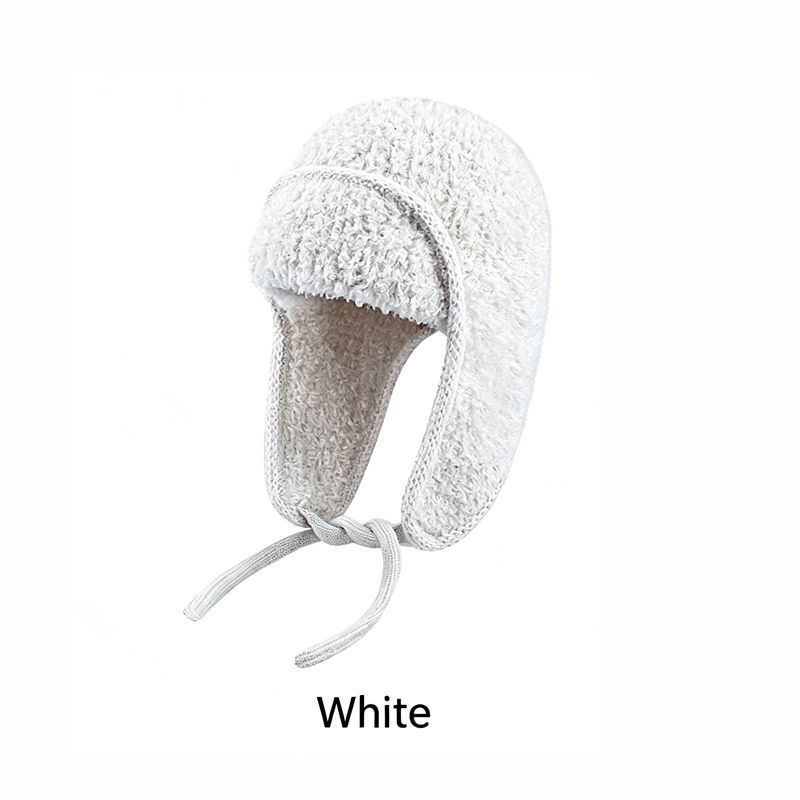 Women Sherpa Aviator Beanie - Warm Earflap Knit Hat Dark Coffee - Image 5