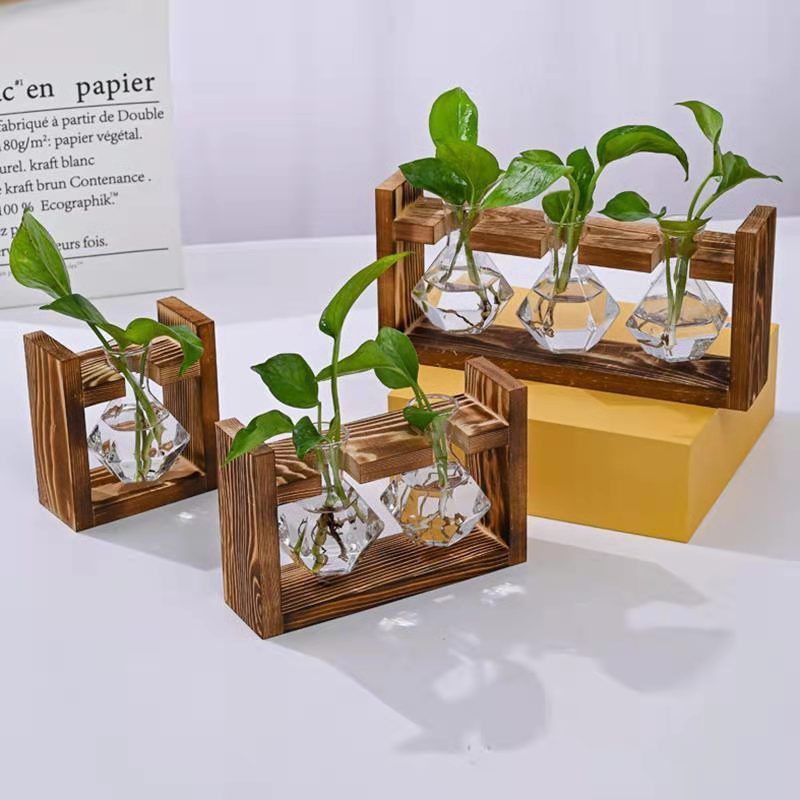 HydroponicWoodenFramewithSnap-On-DiamondDoubleBottle - Image 2