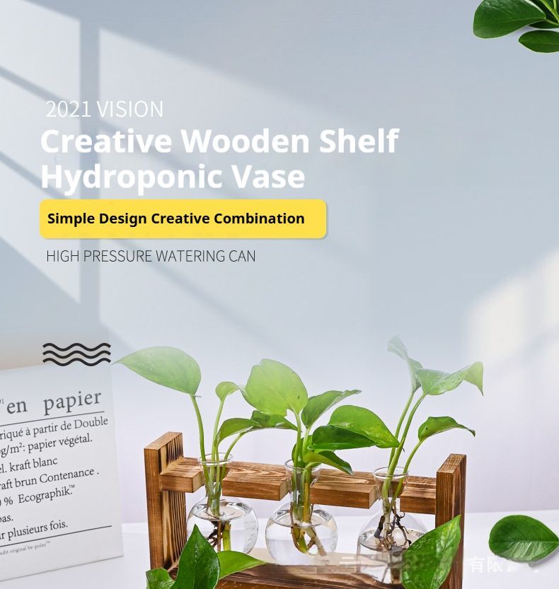 HydroponicWoodenFramewithSnap-On-DiamondSingleBottle - Image 3