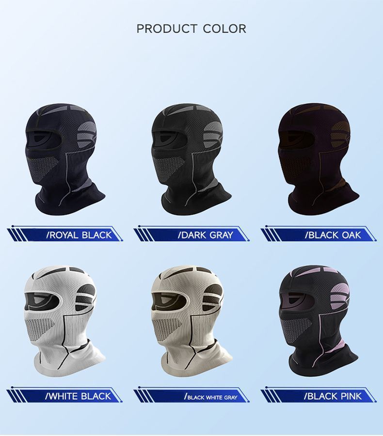 Ski Balaclava Black & Grey - Image 3
