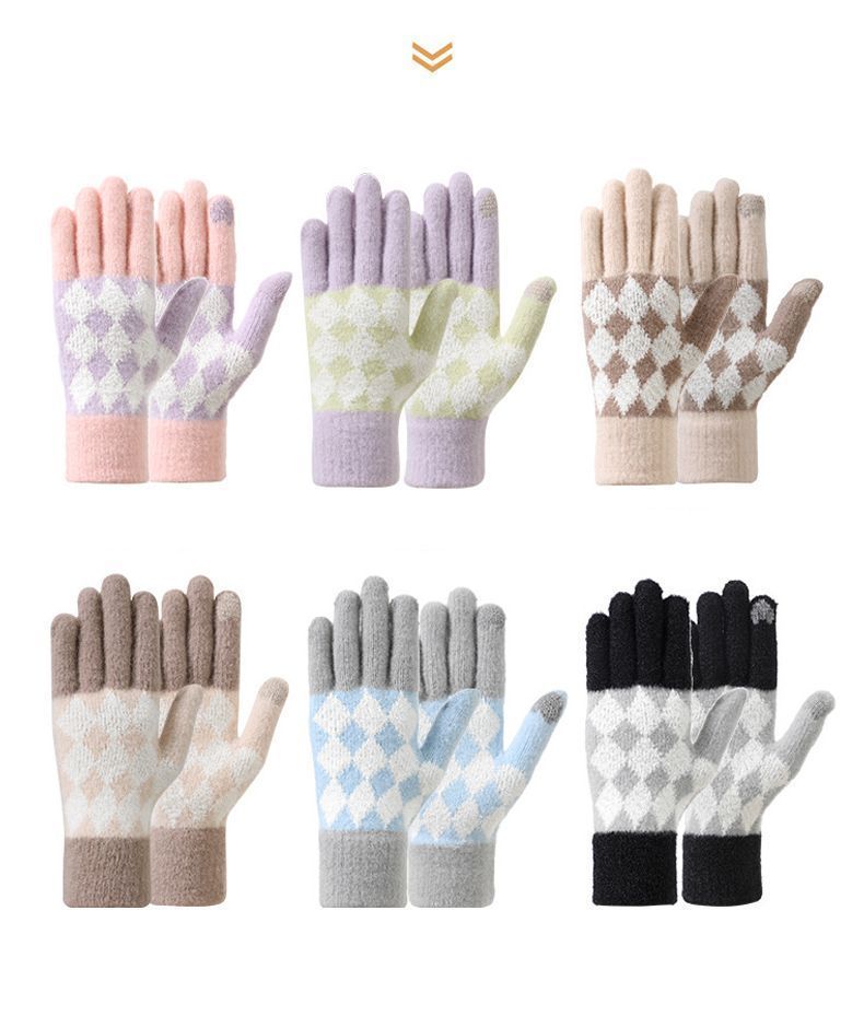 2Pcs Touchscreen Knitted Gloves 01 - Image 2