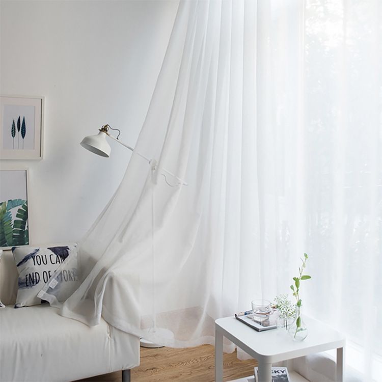 2 Pack Semi Blackout Sheer Curtains Dusty Blue - Image 5