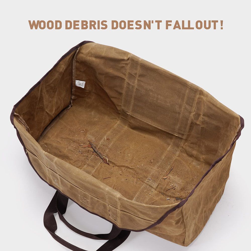 Firewood Storage Bag Khaki - Image 6
