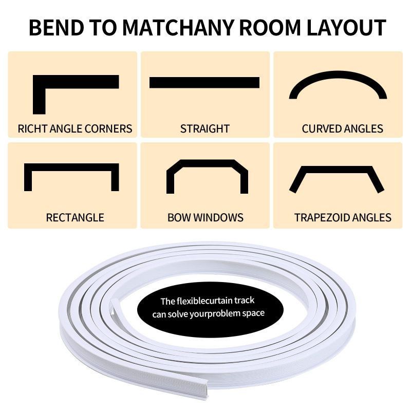 Curtain Track 4M [Including Accessories] - Image 2