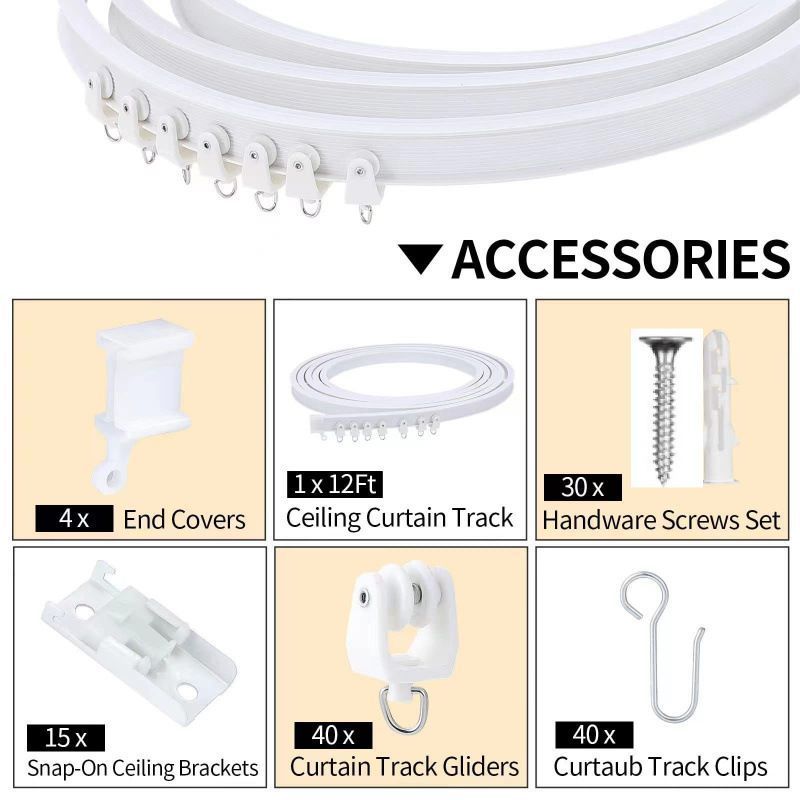 Curtain Track 5M [Including Accessories] - Image 4