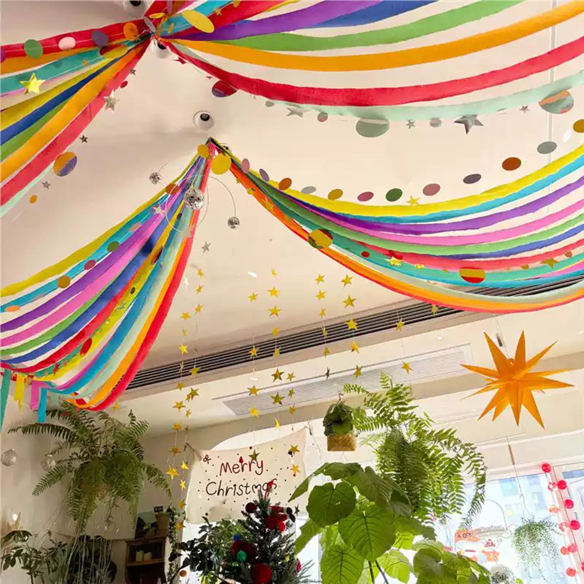 Colored Crepe Paper silver 20 Rolls - Image 2