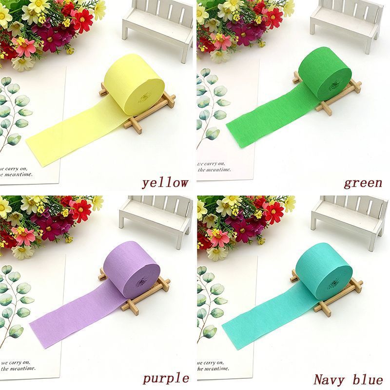 Colored Crepe Paper silver 20 Rolls - Image 5