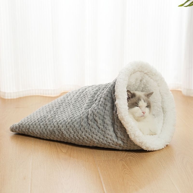 Upgraded Support Pet Warm Bed Gray - Image 1