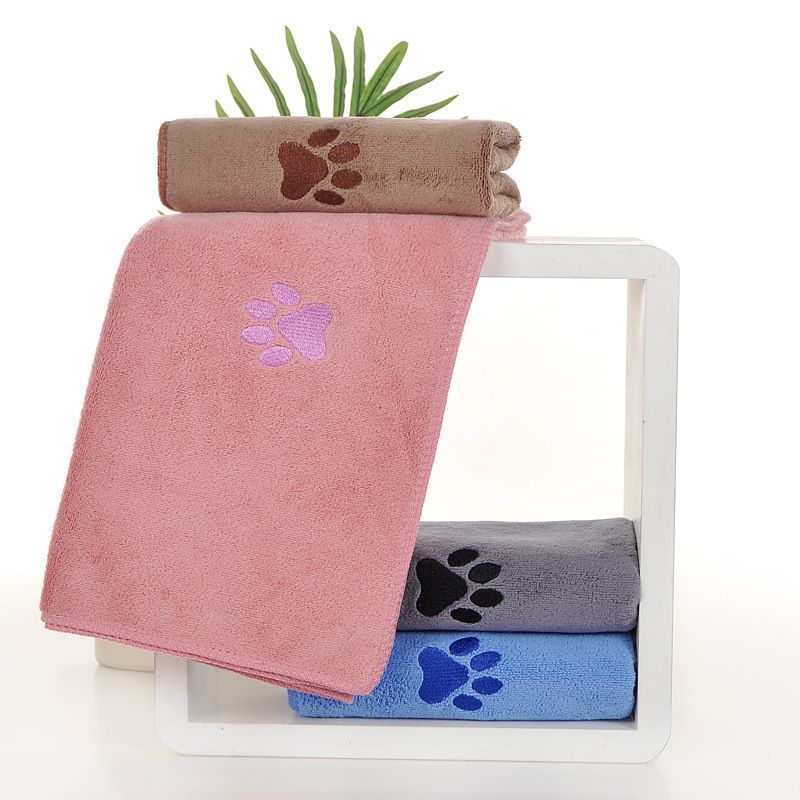Dark Brown Pet Towel 35x75cm 5Pcs - Image 4