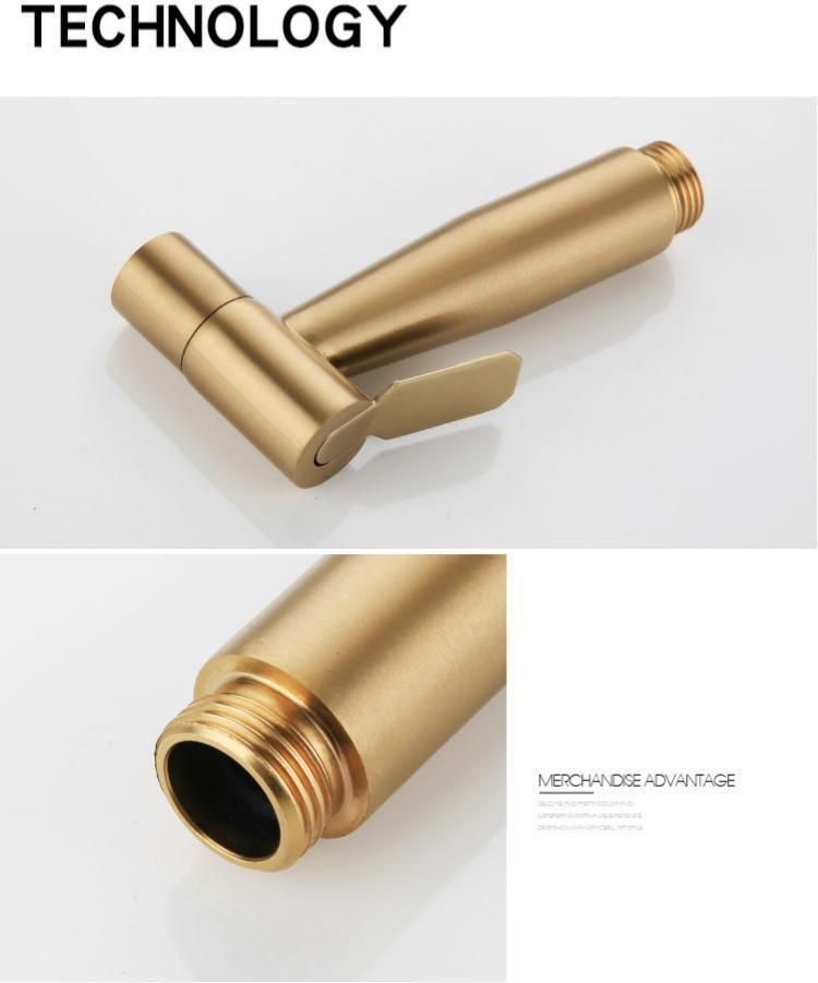Hygiene Bidet Sprayer Set Gold - Image 3