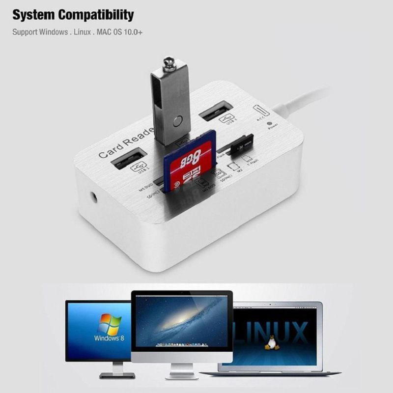 USB 3.0 Hub Multifunctional Card Reader - Image 1