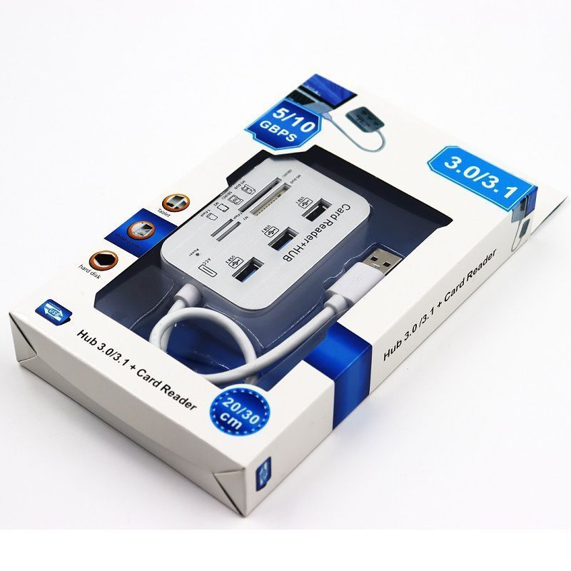 USB 3.0 Hub Multifunctional Card Reader - Image 2