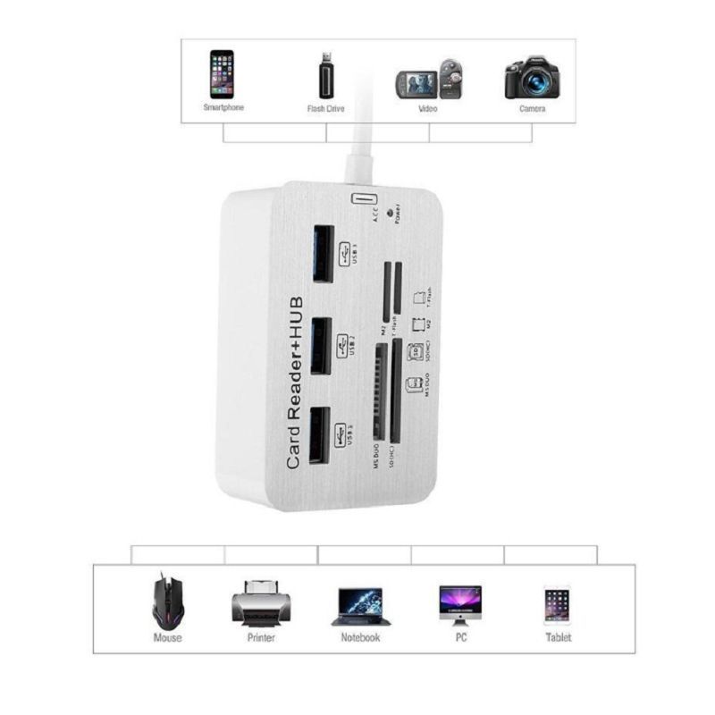 USB 3.0 Hub Multifunctional Card Reader - Image 5