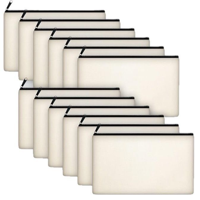 15 Pack Canvas Zipper Pencil Bag 12×21cm - Image 4
