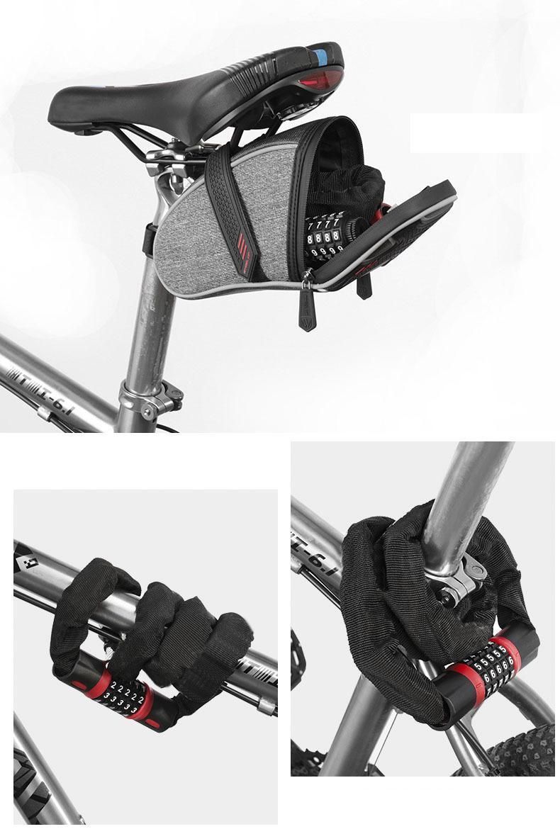 Bike Combination Lock - Black Grey, 1.2m - Image 4