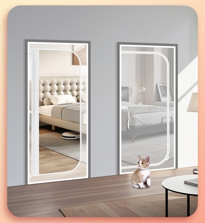 Pet Zipper Screen Door Black 95 x 220cm - Image 2