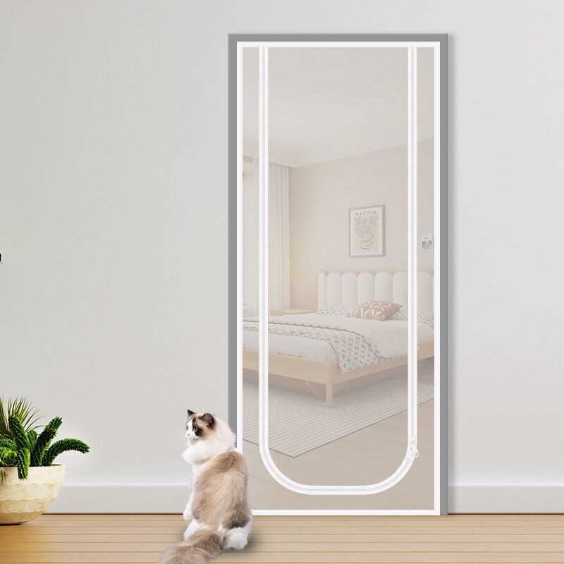 Pet Zipper Screen Door White 85 x 210cm - Image 1