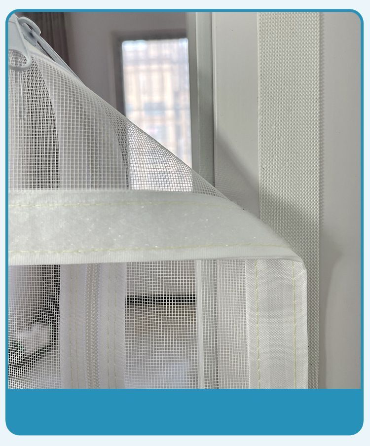 Pet Zipper Screen Door White 90 x 210cm - Image 4