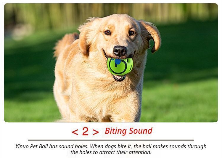 10cm Dog Squeaky Ball OPP Bag - Image 6